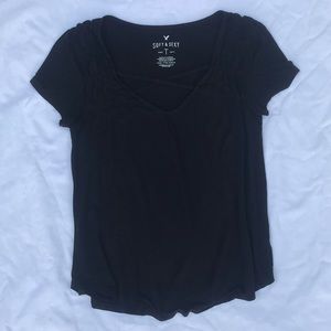 Black American Eagle T-shirt